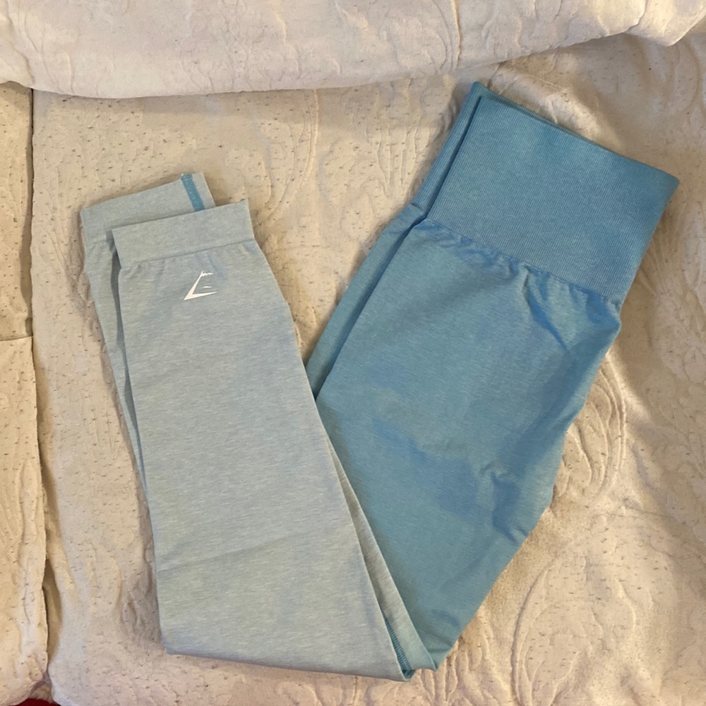 Gym Shark 7/8 Seamless Blue Ombre